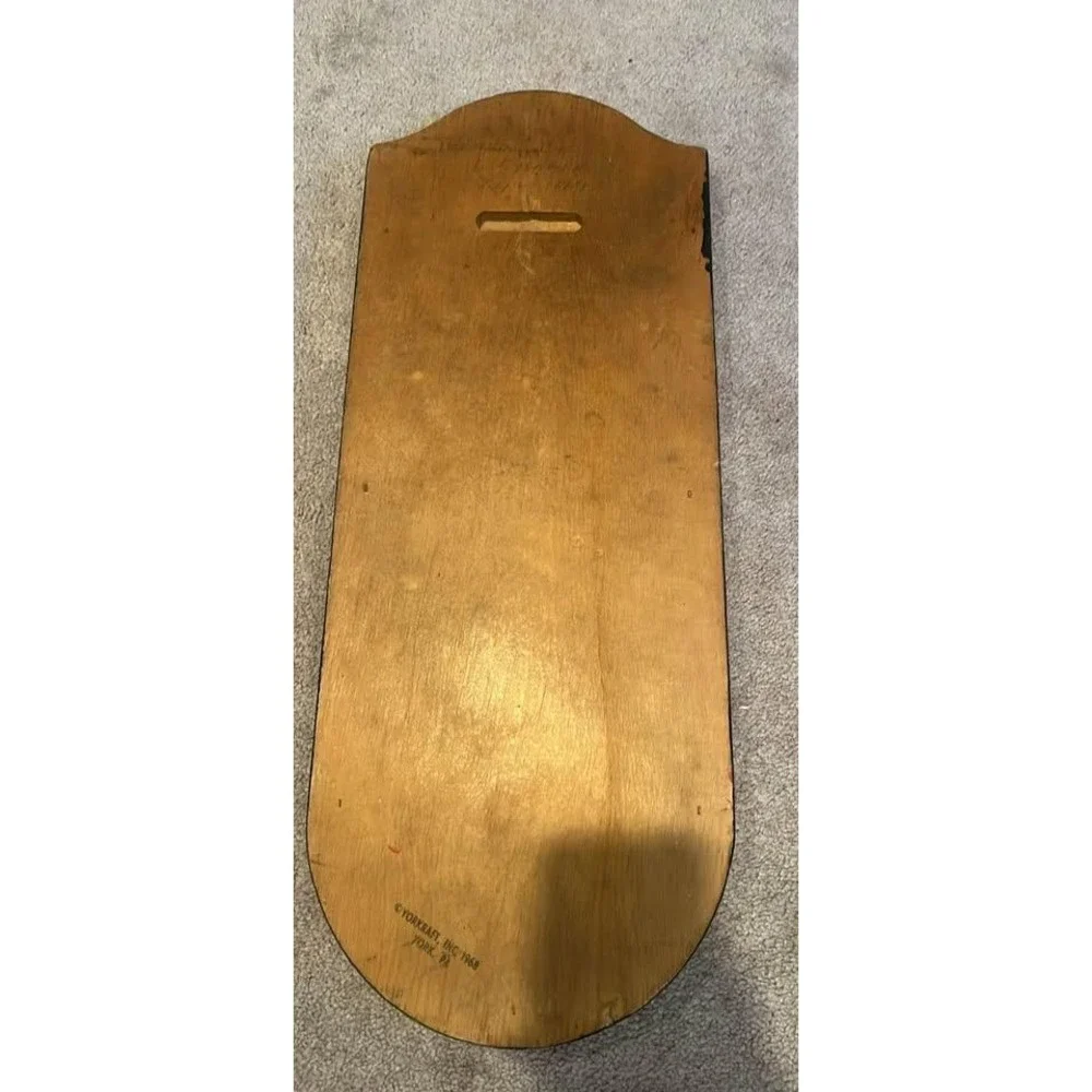 Vintage 1968 Yorkraft Golf Wall Plaque Wood Sign Humorous Golfer Decor 24 Inch